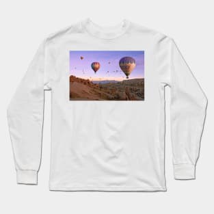 Visiting another planet Long Sleeve T-Shirt